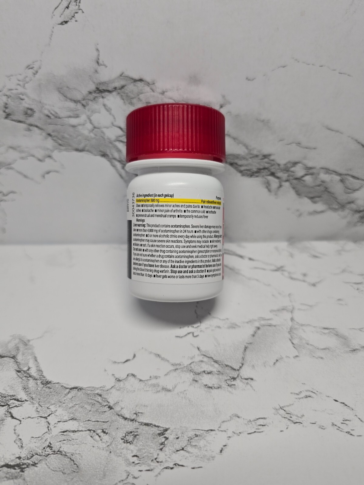 TYLENOL Extra Strength 500mg Rapid Release 50 Ct Gelcaps Exp 2021 