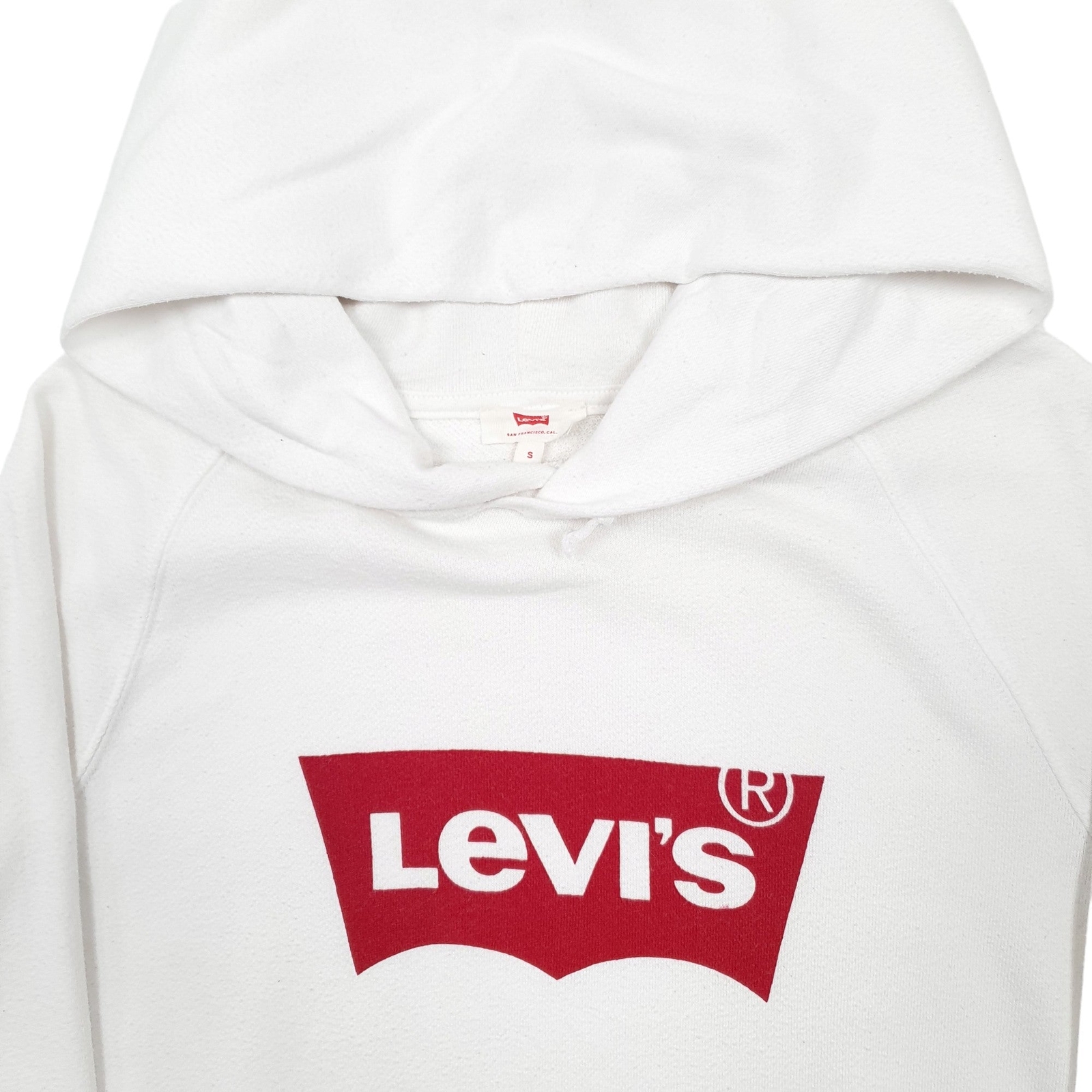 LEVIS Hoodie Cotton & Polyester Jumper Sweatshirt Womens S image 2