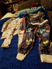 Lot 110 12 MONTHS BABY BOYS Pajamas 4 PIECES