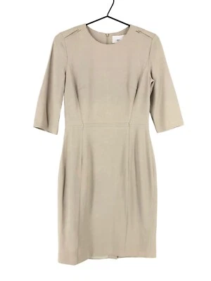 HUGO BOSS Robe Crayon À Col Rond Longueur Genou Femme Taille UK:6 - XS - Photo 1/4