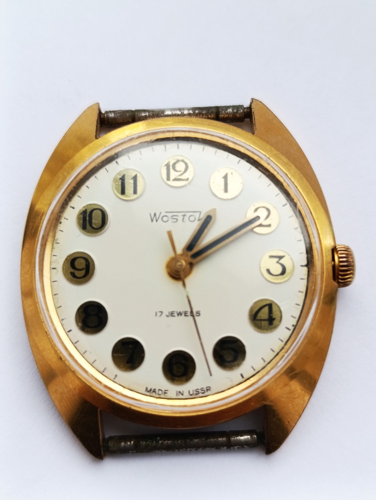 Reloj Vostok URSS Hombre Reloj de Pulsera Vintage en Estuche Dorado 17 Joyas ...