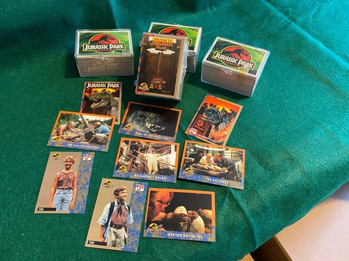 1993 Topps Jurassic Park Trading Card Base Set 1-88 w/Sticker Puzzel Set 1-11. - Picture 11 of 12