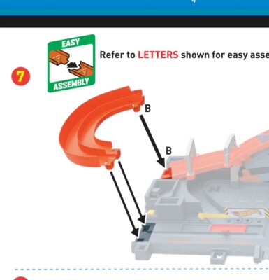 Replacement Launcher For Hot Wheels Ultimate Garage Playset FTB69 - Genuine Orange Vehicle Launcher Part - View #10