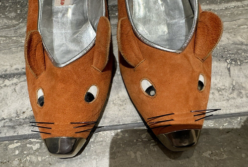 ZAPATOS DE RATÓN/RATONES VINTAGE ENZO OF ROMA - TALLA 37 1/2 - HECHOS EN ITALIA - ¡MUY LINDOS! - Imagen 9 de 11