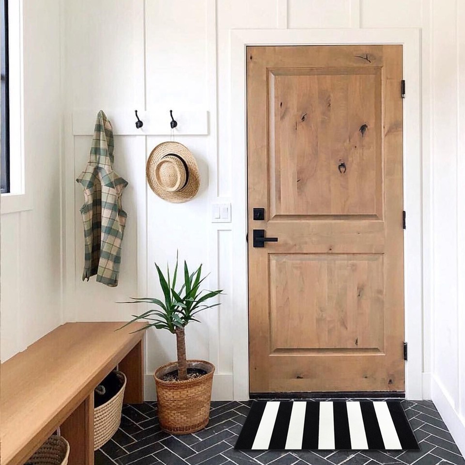 Heavy Duty Non Slip Rubber Barrier Mat Large & Small Rugs Back Door