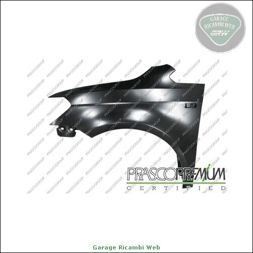 PRASCO Parafango Anteriore Sinistro Per PEUGEOT 205 | Senza Foro Per Indicatore | Compatibile Con Modelli 1983-1996 | Codice OE 784072