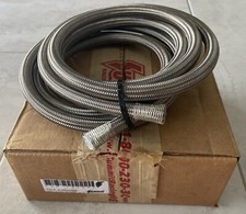 Summit Racing -8an 10 Stainless Steel Braided Hose Brake Fuel Oil Line 10 Feet Summit Racing -8an 10 Stainless Steel Braided Hose Brake Fuel Oil Line 10 Feet