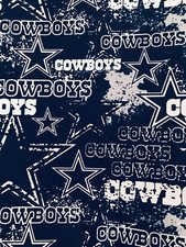 Dallas Cowboys cotton fabric 1/2 Yard
