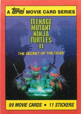 1991 TOPPS TEENAGE MUTANT NINJA TURTLES II - PICK / CHOOSE YOUR