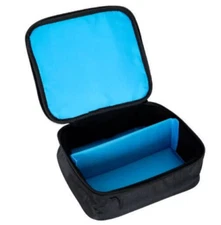 Creative Memories Black Small Flex POD, w/adjustable divider & zipper lid