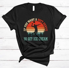 Vintage Retro If You Want A Soft Serve Go Get Ice Cream Volleyball Player Shirt