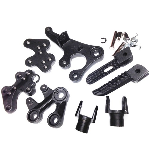 Foot pegs For Suzuki GSXR1000 2005 2006 2007 2008 Black Front Rider