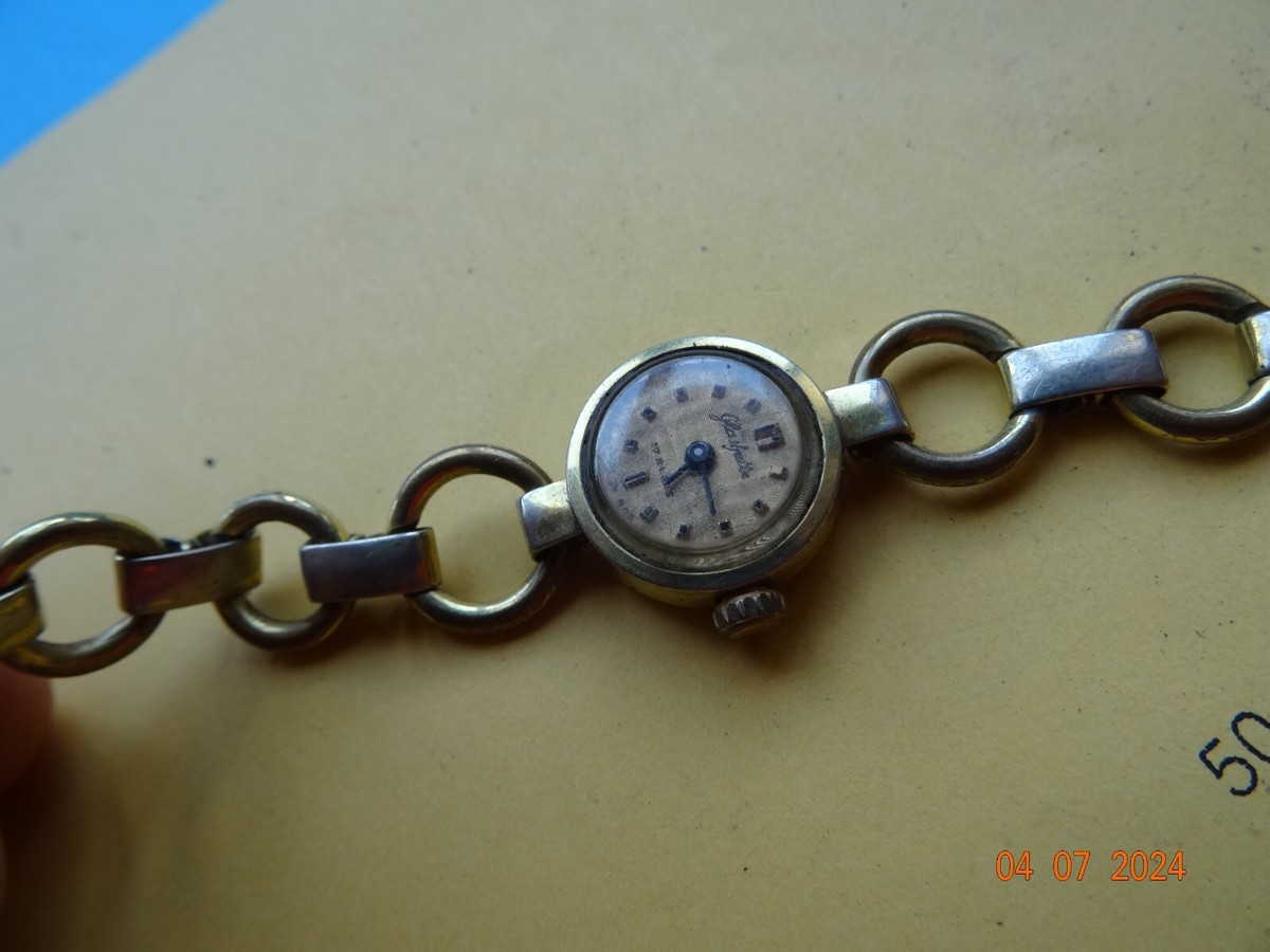 RETRO rare vintage GERMAN movement mechanism WATCH GUB Glashutte