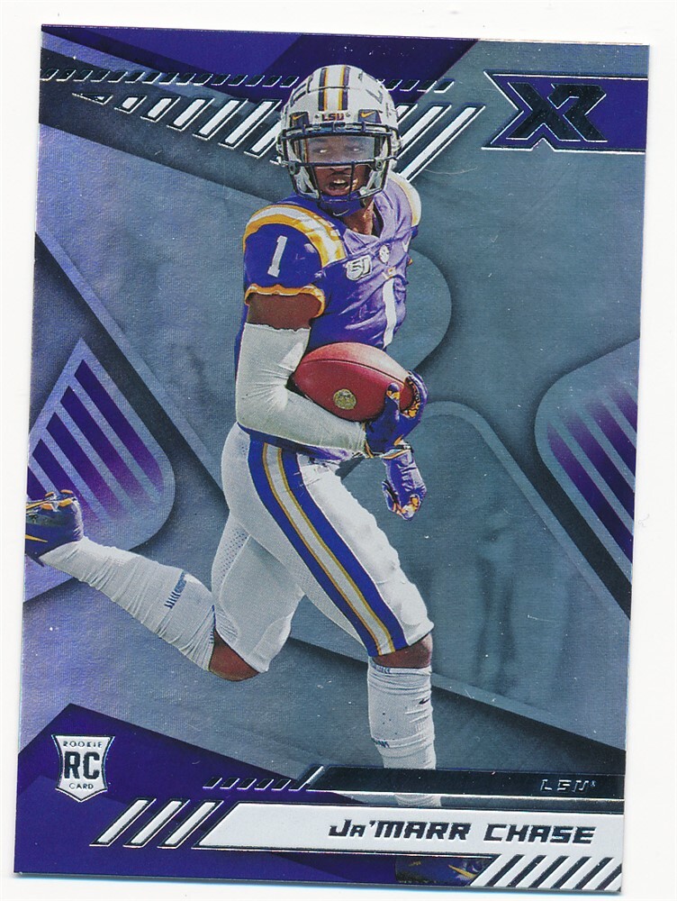 JA'MARR CHASE 2021 CHRONICLES XR DRAFT PICKS #183 RC ROOKIE LSU BENGALS MINT A