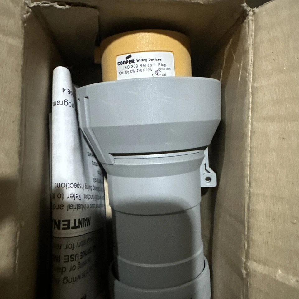 ⚡️Arrow Hart CW420P12W IEC 309 Pin and Sleeve Plug, 20A 125/250V 3P 4W⚡️ - Image 4 of 4