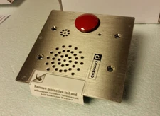 Commend ES833A Rev AA Stainless Steel Intercom Station with Big Red Button