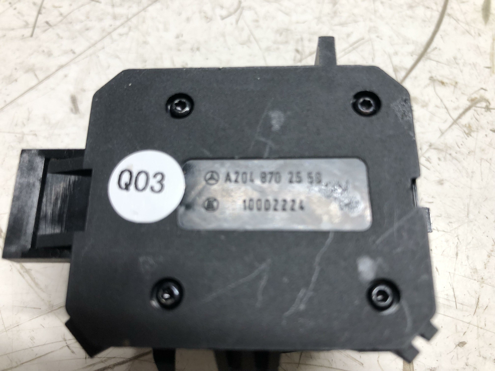 2013 10 11 12 14 15 16 MERCEDES E350 W212 FRONT LEFT SEAT SWITCH OEM