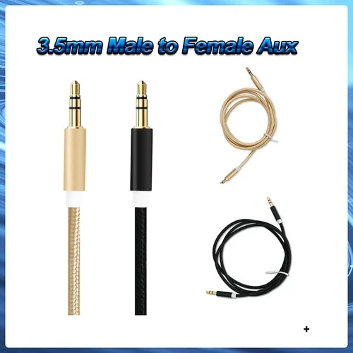 3.5mm Male to Male Stereo Audio AUX Cable Auxiliary Cord for PC iPod CAR iPhone