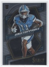 2023 Panini Select Draft Picks Unstoppable Josh Downs Rookie North Carolina Tar
