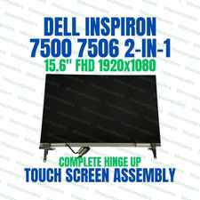 Dell Inspiron 7506 2-in-1 FHD 6VDKX 0X03GC LCD Touch Screen Complete Silver