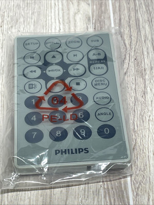New OEM Philips PD9000/37 9 Inch Portable DVD Player Remote Control