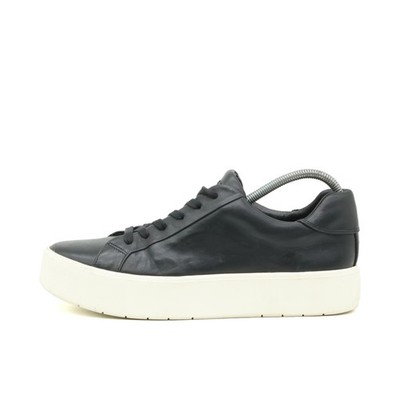 Vince Damen Low-Top Plateau Sneaker Schwarz Leder Rutschfest EU 38