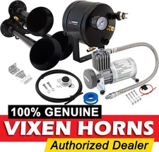 TRAIN HORN KIT FOR TRUCK/CAR/PICKUP LOUD SYSTEM /0.5G AIR TANK/150PSI/3 TRUMPETS