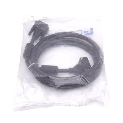 LCOM DVIDD-RA-2M Dual Link DVI-D Cable, Male to 90° Male, 2m Length