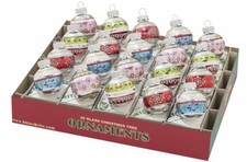 Christopher Radko Shiny Brite Christmas Ornaments NEW 1.75  Box Of 20