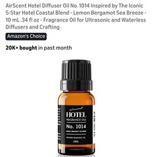 AirScent Hotel Diffuser Oil No. 1014 Inspired by The Iconic 5-Star Hotel Coastal