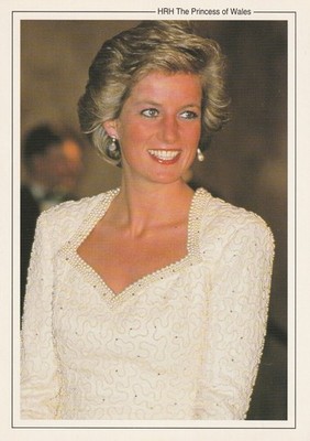 ***ORIGINAL POSTCARD***PRINZESSIN DIANA-WINDSOR-WALES-ADEL-ROYAL-LONDON