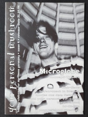 Your Personal Mushroom #4  11.11.94 Flyer   A5 Techno Zine