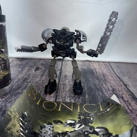 Lego Bionicle: Toa Nuva - Onua Nuva Set #8566 100% Complete w/ Canister & Manual