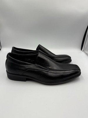Men s Solo  Size 8.5 Black Formal Slip on School Shoes