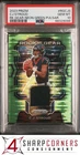 2023 PANINI PRIZM ROOKIE GEAR NEON GREEN PULSAR #RGCJS CJ STROUD RC PSA 10