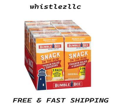 #ad 12 PACK Bumble Bee Chicken Salad with Crackers Kit 3.5 oz Protein Snack. $16.13