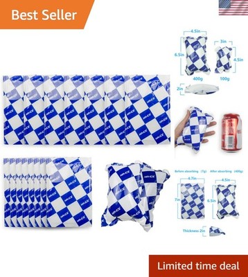 Reusable Dry Ice Packs for Shipping & Storage - Long Lasting Cold Packs for L...