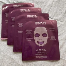 Lot of 4: 111Skin Harley St. London Y Theorem Bio Cellulose Facial Mask 8/23