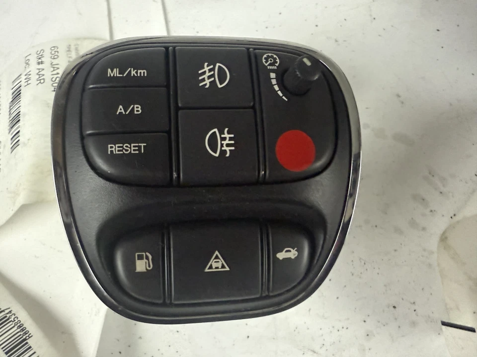 Bisel interruptor de control de luz antiniebla faros Jaguar XJ8 2004-2007 2W93-11654-BE OEM Foto 2 de 4