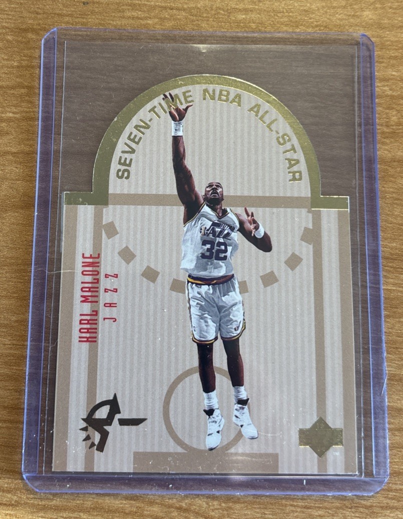 1993-94 Upper Deck Special Edition - Die-Cut All-Stars Karl Malone #W15 NM