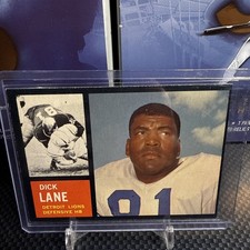1962 TOPPS #60 DICK LANE VG-EX