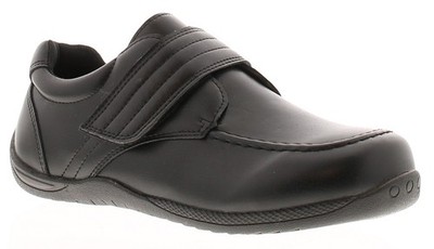 Rockstorm Jungen schwarze Schulschuhe Turnschuhe Kanye Inf schwarz UK Größe