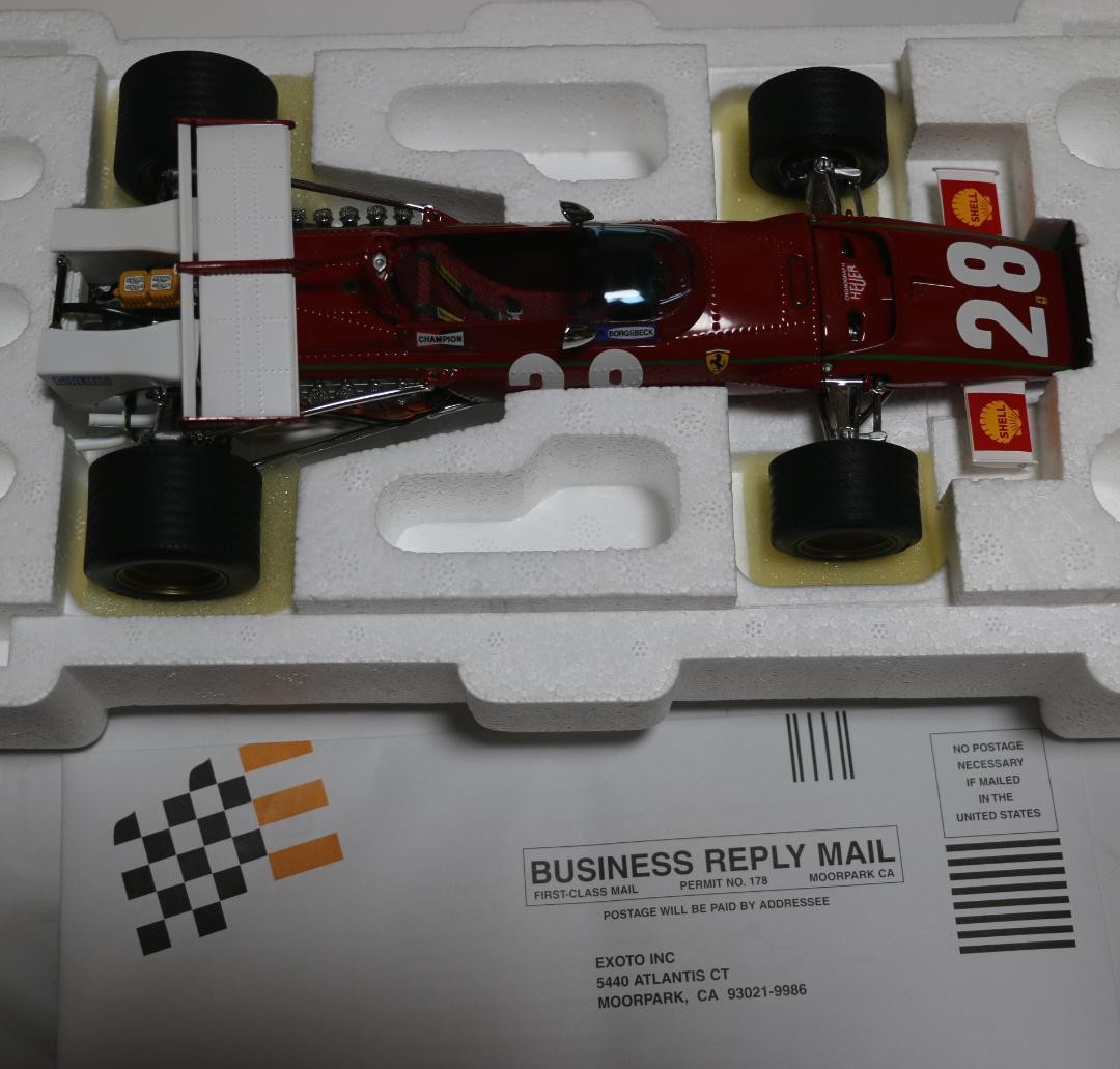 Exoto １/１８グランプリクラシックシリーズ　フェラーリ３１２B　１９７０ Exoto 1/18 Grand Prix Classic Series Ferrari 312B 1970