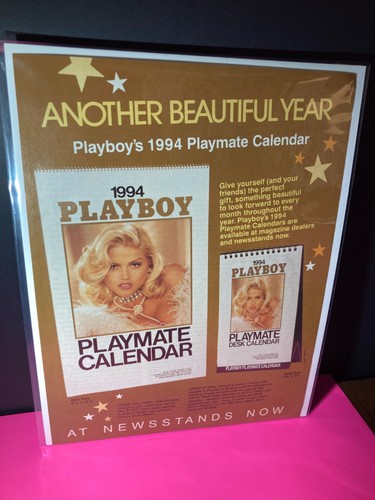 1994 Vintage  Original Print Ad    Playboy's 1994 Calendar   Another Beautiful Y