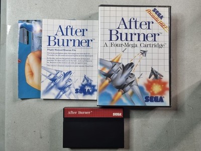 After Burner- Sega Master System Complete TESTED CIB
