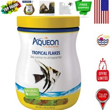 Aqueon Tropical Flakes 2.29 Oz - Vibrant Nutrition for All Tropical Fish