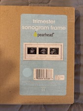 Pearhead Trimester Progression Sonogram Picture Frame, Pregnancy Milestone New