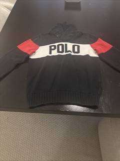 Polo Ralph Lauren Spellout cuello alto XL para niños