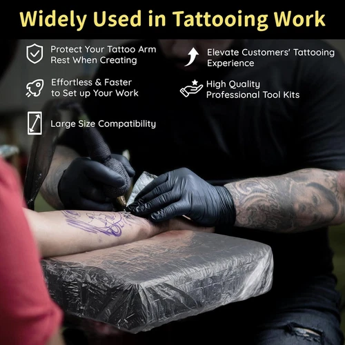 100Pcs Thickened Tattoo Tray Covers Disposable, 2 Pack Extra-Large Tattoo Table image 3