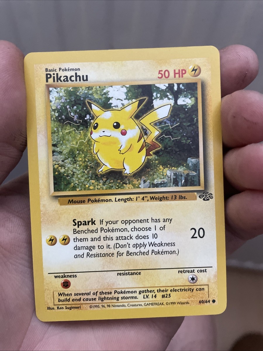 Pokémon Pikachu TCG Jungle Card 60/64 Regular Common | eBay UK